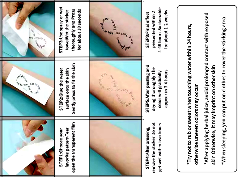 Jagua Tattoo Instructions