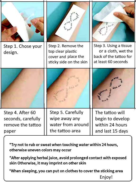 Jagua Tattoo Instructions